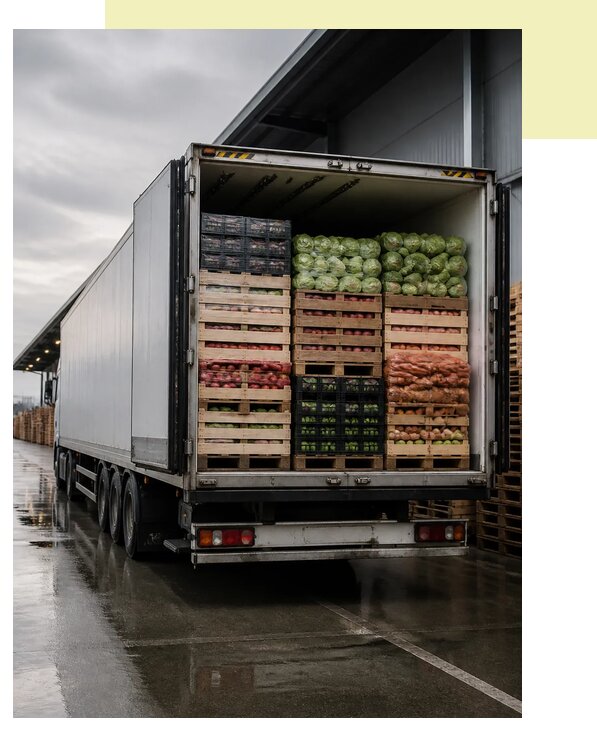 Перевозка плодоовощной продукции в Анжеро-Судженск по цене от 5129 р. | Агросервис-Нжр