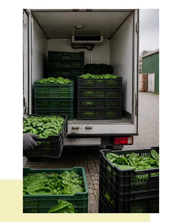 Перевозка шпината в Анжеро-Судженск с сохранением свежести продукции